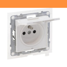 SUNO BÍLÁ ZÁS.2P+T CLONKY IP44 LEGRAND 721186RD