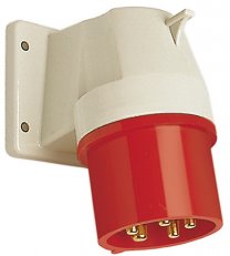 Walther 661404 Vestavná přívodka 63A 4P 110V 4h IP44, úhlová