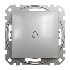 Sedna D/E Tlačítko 1/0 ''zvonek'', Aluminium SCHNEIDER SDD113131