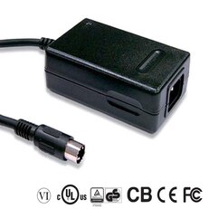 MEAN WELL GP25A13D-R1B Síťový 3hl adaptér 25W 5+12V