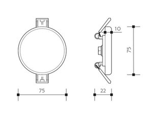 Vestavné LED svítidlo 6W DOWNLIGHT ROUND IP66, neutrální PANLUX PN14300006