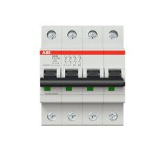 S204M-K0,5 4 fázový jistič 0.5 A char. K 10kA ABB 2CDS274001R0157