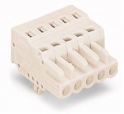 Pružinová svorka CAGE CLAMP 2,5mm2 světle šedá 2pól. WAGO 721-102/008-000