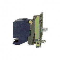 Schneider ZB4BW0G634 Polosestava objímky s kontakty, 2 Z, 110...120V, modrá