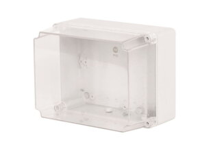 Krabice SolidBOX 68181 IP65 220x170x146mm průhledné víko hladké boky FAMATEL