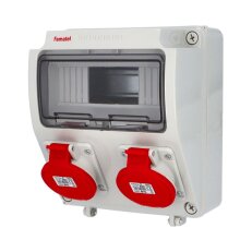 Zásuvková skříň ZSF00200000.V/3957 IP54 pouze vydrátovaná FAMATEL v025