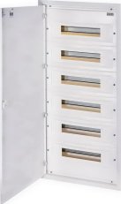 Zapuštěná rozvodnice s plechovými dvířky ERP18-6 108M (6x18) IP40 ETI 001101218