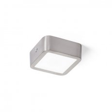 HUE SQ 9 stropní matný nikl 230V LED 6W 3000K RENDL R12808
