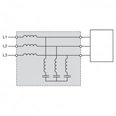 Pasivní harmonický filtr pro ATV61/71 19 A/400 V THDI 10/5 % SCHNEIDER VW3A4623
