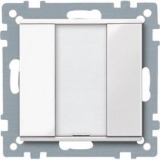 KNX tlač. panel 1-násobný plus, Polar, System M SCHNEIDER MTN617119