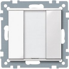 KNX tlač. panel 1-násobný plus, Polar, System M SCHNEIDER MTN617119