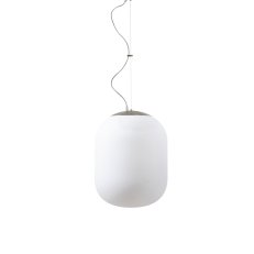 Závěsné svítidlo TANIA L1 HP 52W IP40 3K ON/OFF SKLO OPAL nerez OSMONT TAN62356