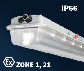 Vyrtych 053262 1F EXTEND-Ex-P-LED-WOD-4000-218-4K-1F, IP66, 3x1,5 mm2