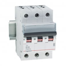 TX3 JISTIČ, 3 PÓLOVÝ, CHAR. B, 16A 6000A LEGRAND 403402