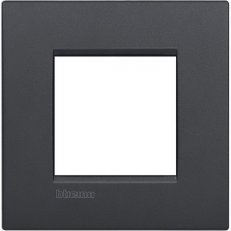 BTICINO LIVINGLIGHT RÁMEČEK AIR 2MODULOVÝ ANTRACIT LNE4802AR
