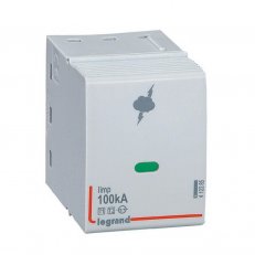 VÝ,MĚNÝ, MODUL SVODIČE PŘEPĚTÍ N-PE 100KA, B+C LEGRAND 412285