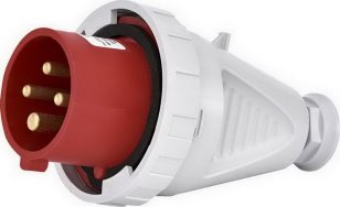 Průmyslová vidlice na pohyblivý přívod 3F, IP67, 16A, 400V, 3p+PE ETI 004482025