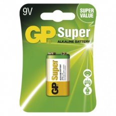 Alkalická baterie GP SUPER 9V 1BL Emos B1351