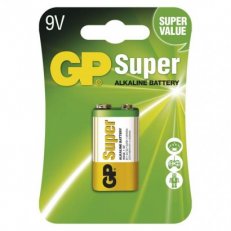 GP alkalická baterie SUPER 9V (6LF22)/1013511000/ B1351