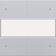 Středový kryt 4xbezpot.tlačítko 24V+LED/LABEL-STERLING NIKO 121-40350