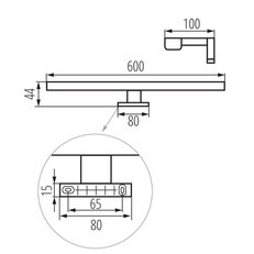 LED svítidlo ASTIM IP44 12W-NW-C, KANLUX 34935