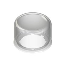 Ochranný kryt pro jednoduchá tlačítka s přesahem, (plech 1-5 mm) PIZZATO VECA1B1