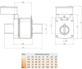 Nožová pojistka NH2 gG 400A/400V MET ETI 004113849