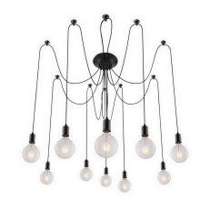 Caspar E27 10x 60W IP20 matná černá RABALUX 2224
