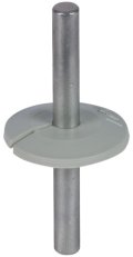 Manžeta proti zatékání vody, plast šedý nastřižená D 37mm H 4,7mm B 7,5mm