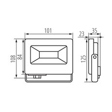 LED reflektor ANTEM LED 10W-NW B, KANLUX 33200