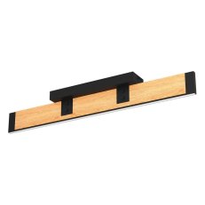 Stropní svítidlo Stropní svítidlo CAMINARRO LED černá/hnědá 27W IP20 EGLO 390224