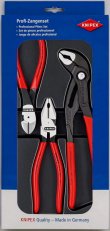 Sada silových kleští 1x 02 01 180, 1x 87 01 250, 1x 74 01 160 KNIPEX 00 20 10