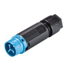 vidlice na kabel 3-pól, světle modrá, kabel 5-9,5mm, RST16I3