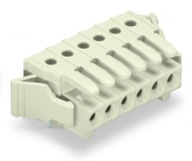 Pružinová svorkovnice THT úhlová 3,5 mm šedá 8pól. WAGO 734-538/037-000