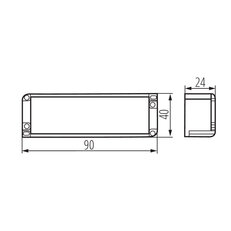 Elektronický transformátor DRIVE LED N 15W 12V napěťový (starý kód 23860) 23861