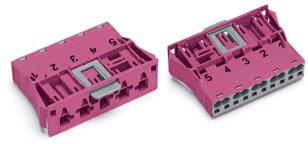 Zástrčka Snap-In 5pól. Kód. B Růžová WAGO 770-795