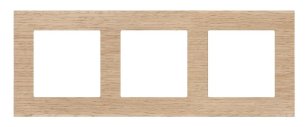 Rámeček 3 násobný, dřevěný dub světlý KONTAKT SIMON TRN3/185