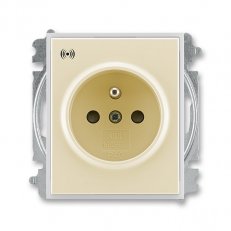 Zásuvka s přepeťovou ochranou 5589E-A02357 21 slonová kost/led. bílá Element ABB