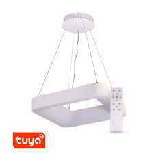 ZULU HZT32-W bílé hranaté závěsné TUYA+RF CCT LED svítidlo T-LED 105573