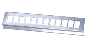 Držák až 12 RJ45 portů pro multimediální rozvodnice ETI 001100206