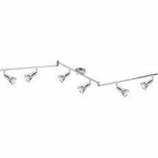 Bodové svítidlo DANTE chrom 6xGU10 LED 3W 230V, 250lm, 3000K GLOBO 57994-6