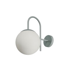 Přisazené svítidlo se skleněným stínidlem OSMONT ANCHA 2 7W IP40 E27 šedá