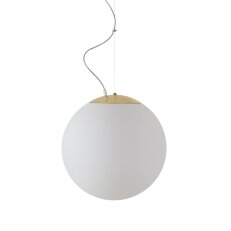 Závěsné LED svítidlo se skleněným stínidlem OSMONT ADRIA L3 HP 52W IP40 3K mosaz