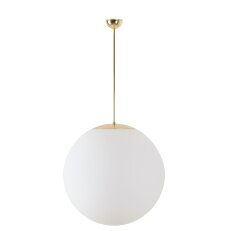 Závěsné svítidlo se skleněným stínidlem OSMONT ADRIA P5 3x10W IP40 E27 mosaz