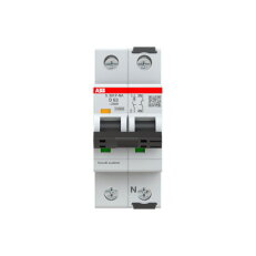 S301P-D63NA jistič 1+N odpojení N vodiče 63 A char. D 25kA ABB 2CDS381103R0631