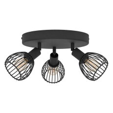 Bodové svítidlo SONNINO E14 černá 3X40W IP20 EGLO 901041