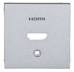 Kryt HDMI zásuvky, stříbrný SCHRACK EV124051--