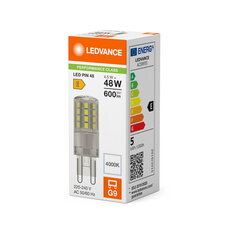 Světelný zdroj LED PIN G9 P 4.5W 840 Clear G9 LEDVANCE 4099854249051