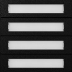 Modul volacího tlačítka 4× System 106 černá m GIRA 5534925