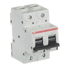 S802C-K25 jistič 2p char. K 25A s klecovou svorkou Icu 25kA ABB 2CCS882001R0517